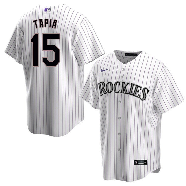 Nike Men #15 Raimel Tapia Colorado Rockies Baseball Jerseys Sale-White